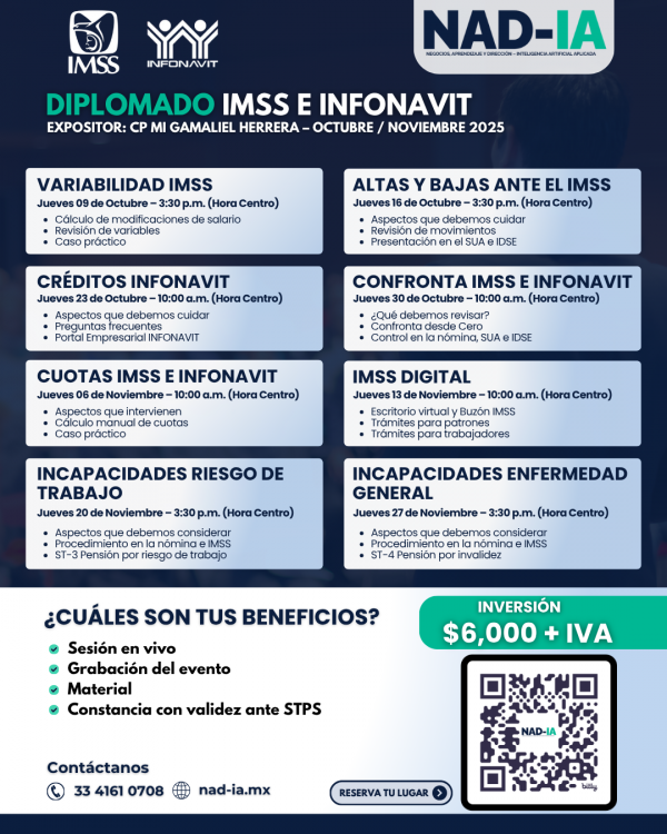 Diplomado imss e infonavit